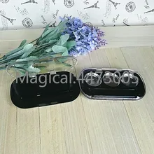 50 шт./партия пустые пигментированные тени для век Алюминиевые коробочки для теней Макияж помада/бальзам для губ/рот Румяна Тени для век Палитра чехол банка