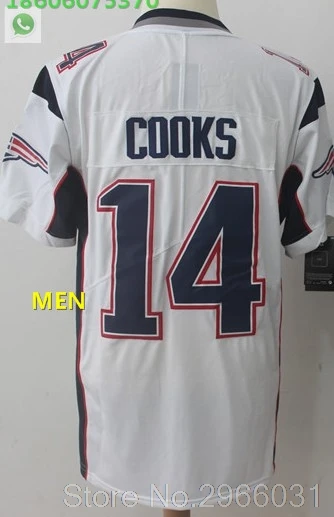 Новая Англия A+++ Качественная мужская футболка для взрослых Tom Brady 12 Rob Gronkowski 87 Julian Edelman 11 Brandin Cooks 14