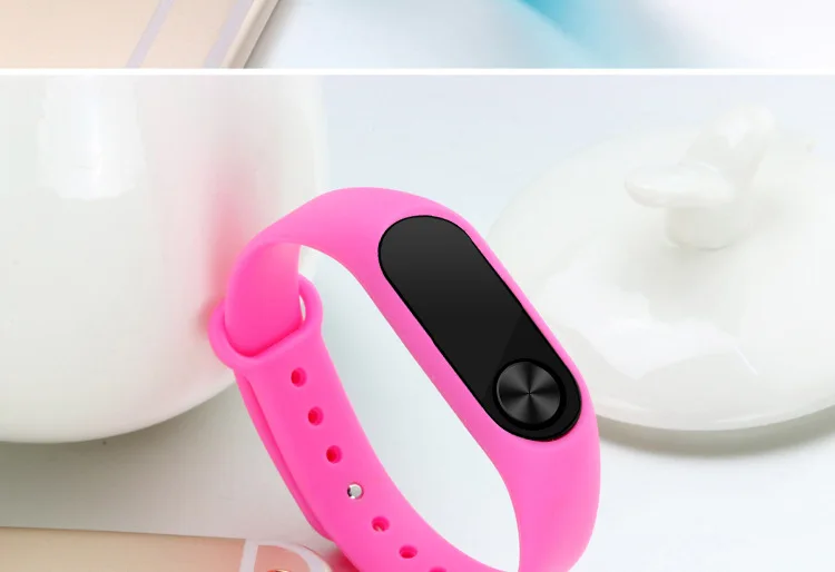 M 2M2 White Light LED Watch Button TPU Watch Strap Separation Movement LED Electronic Watch Fashion Electronic Watch