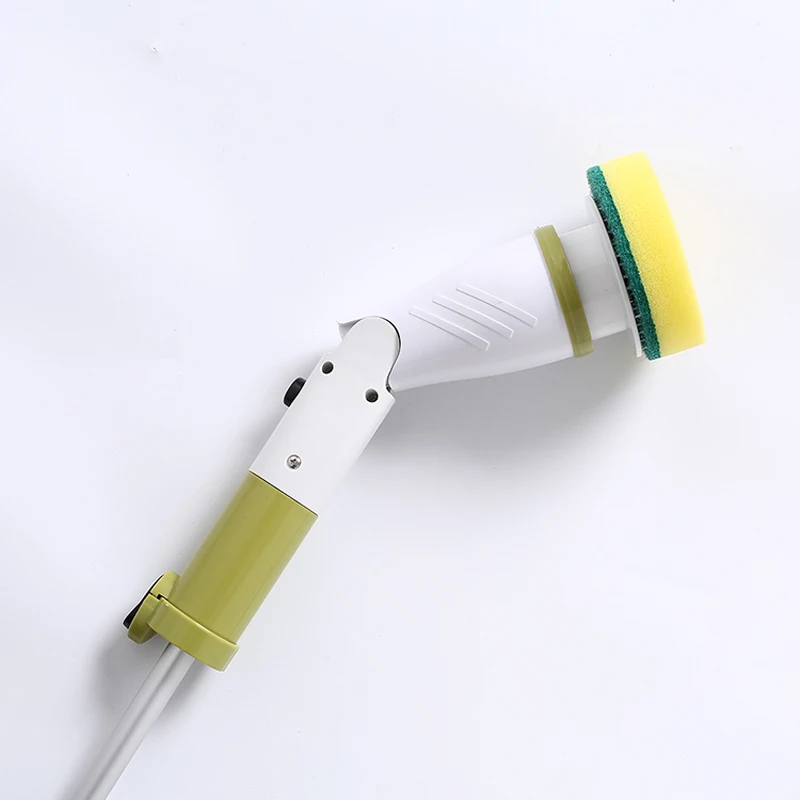 High Quality Turbo Scrub Electric Cleaning Brush Adjustable Waterproof Cleaner Wireless Charging Clean Bathroom Kitchen Cleaning