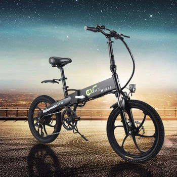 

New 350W 30KM/h mountain electric bike 20inch fat tire ebike eletrica beach electric bicycle