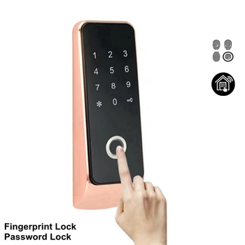 

Fingerprint Password Combination Door Lock Household Electric Door Lock Battery Password Fingerprint Smart Lock Home Security Lo