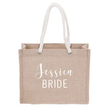 Индивидуальный подарок для невесты свадебные вечерние постельные принадлежности на заказ роскошная сумка большой вместимости повседневные сумки для пляжа
