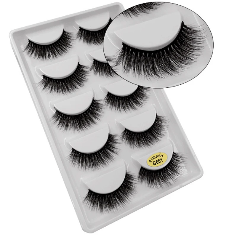 

Long False Eyelashes Makeup 3d 5pairs False Eyelashes Thick Mink Eyelashes Mink Lashes False Lashes Eyelash Extension Maquiagem