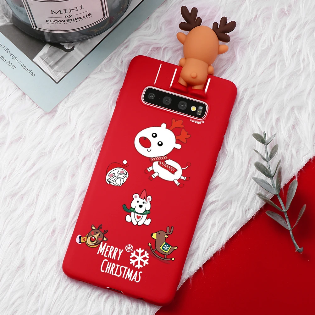 Klho-katong5 Счастливого Рождества чехол для samsung Galaxy A50 A40 A50S A70 A7 A9 A8 A6 плюс A60 A3 A5 M30 M40 M10 M20, с изображением "Олень" Coque - Цвет: Klho-katong5