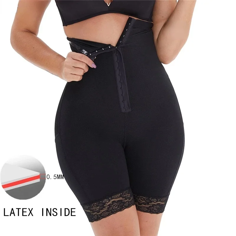 

Women Waist Trainer Body Shaper Bodysuit Lingerie Slimming Underwear Shapewear Butt Lifter with Zipper Curve Belt Corset