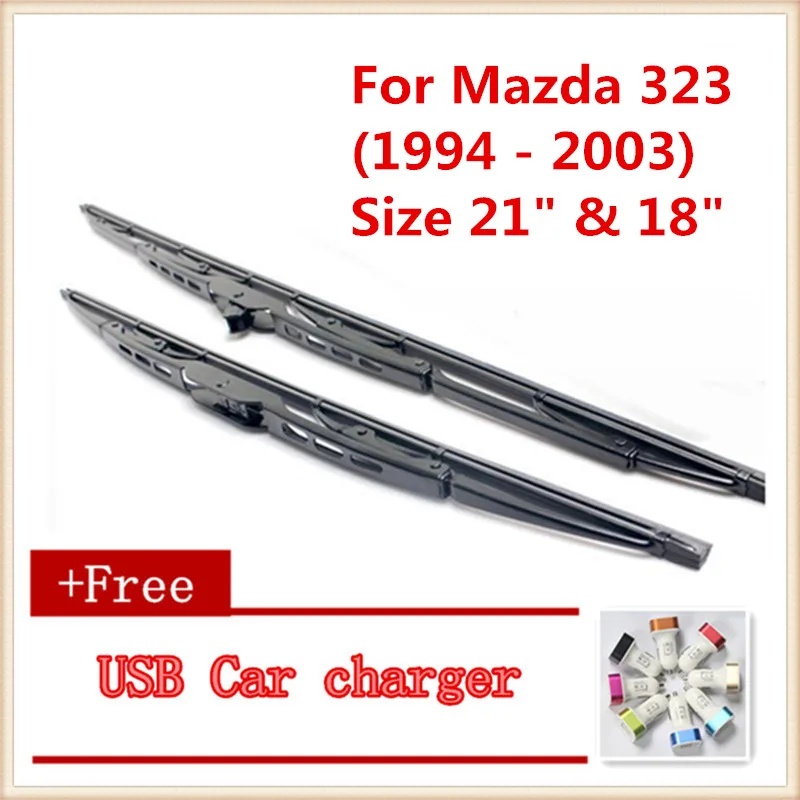 2 шт./лот щетка стеклоочистителя для лобового стекла автомобиля для Mazda 323(1994-2003), Размер 2" и 18"
