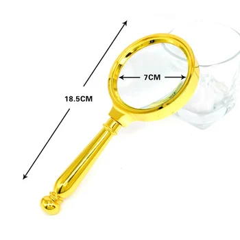 

New 10X 60/70mm Diameter Handheld Magnifier Reading Map Newspaper Magnifying Glass Portable Handheld Outdoor Tools