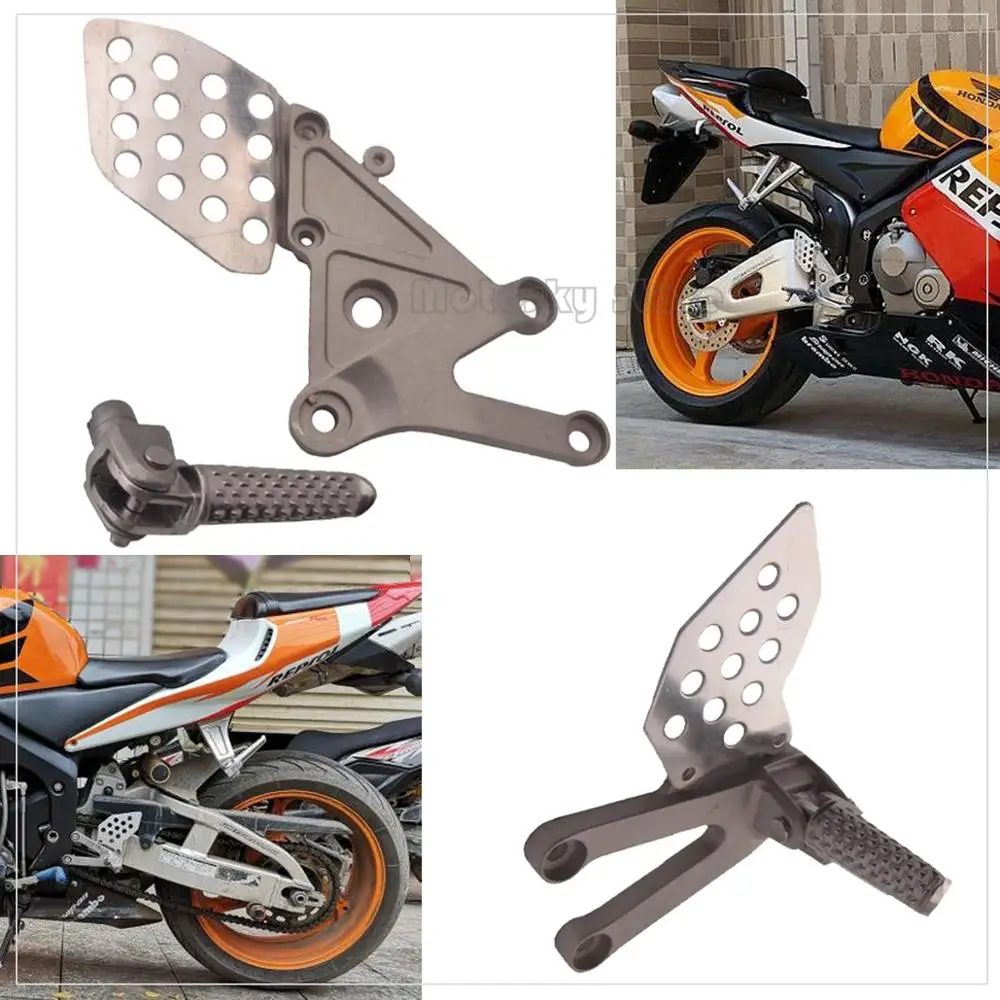 Передние всадники подножки для ног Кронштейны Honda CBR 600RR 600 RR 2003 2006|Подставки под