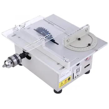 

Multi-function Mini Table Saw for DIY Woodworking Cutting Machine (US Plug 110V~220V