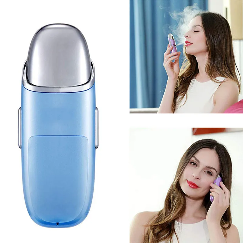 

MIQMI Small Handy Nano Mist Sprayer Facial Steamer Face Body Care Beauty Massage Tool Atomization Moisturizing USB Charging 10ml