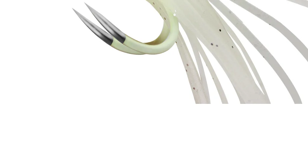 Night light four hook claw hooks anchor hook octopus squid bait body fish iron plate swivel treble lot fishing Noctilucent