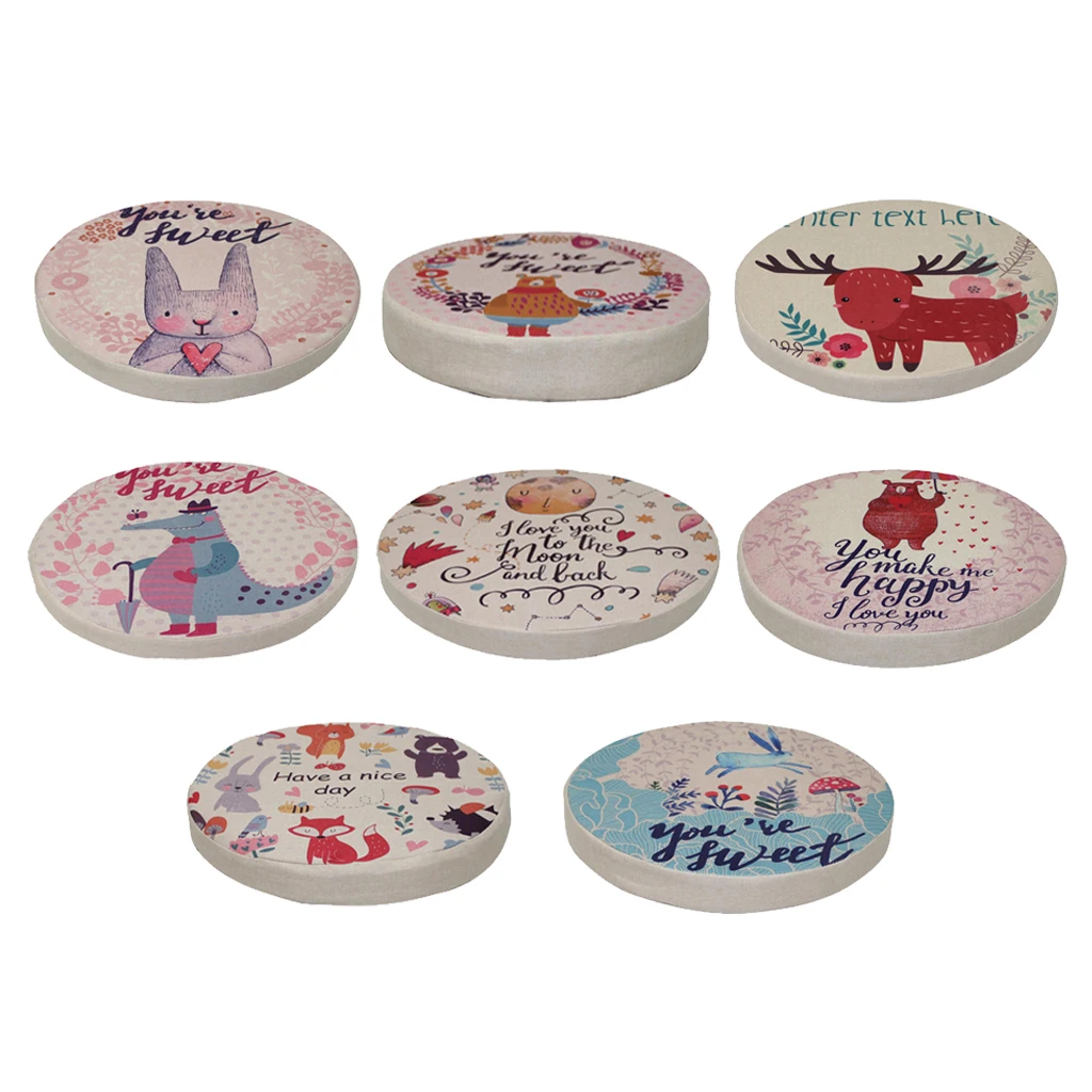 Cartoon Soft Cushion Little Children Sitting Mats Activity Game Rug Have Fun
