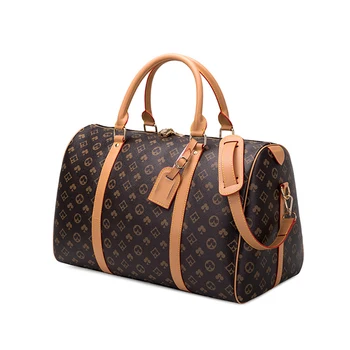

printing travel bag men super large capacity business trip shoulder bag men and women luggage bag retro handbag