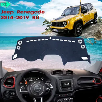 

Dashboard Cover Protective Pad Avoid Light Carpet for Jeep Renegade 2014~2019 BU Trailhawk 2015 2016 2017 2018 Car Accessories