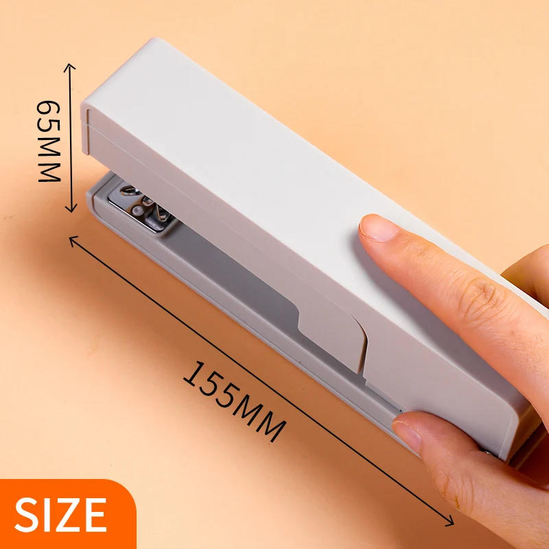 Rotary Stapler M&G 3 Colors 360 Degree Desktop with Staples Sharp Chisel Office School Stationery