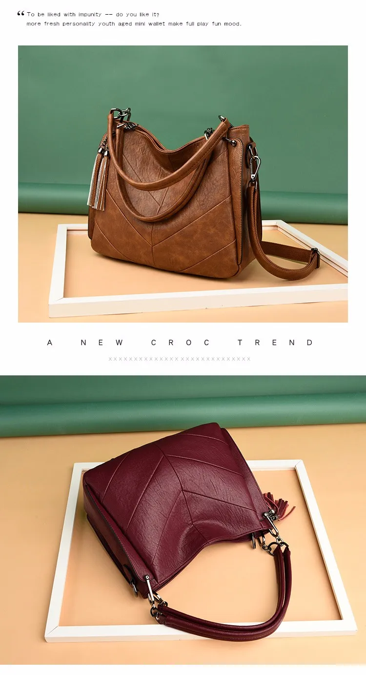 Женские ручные сумки через плечо для женщин роскошные сумки Модные женские кожаные сумки на плечо дизайнерские женские сумки