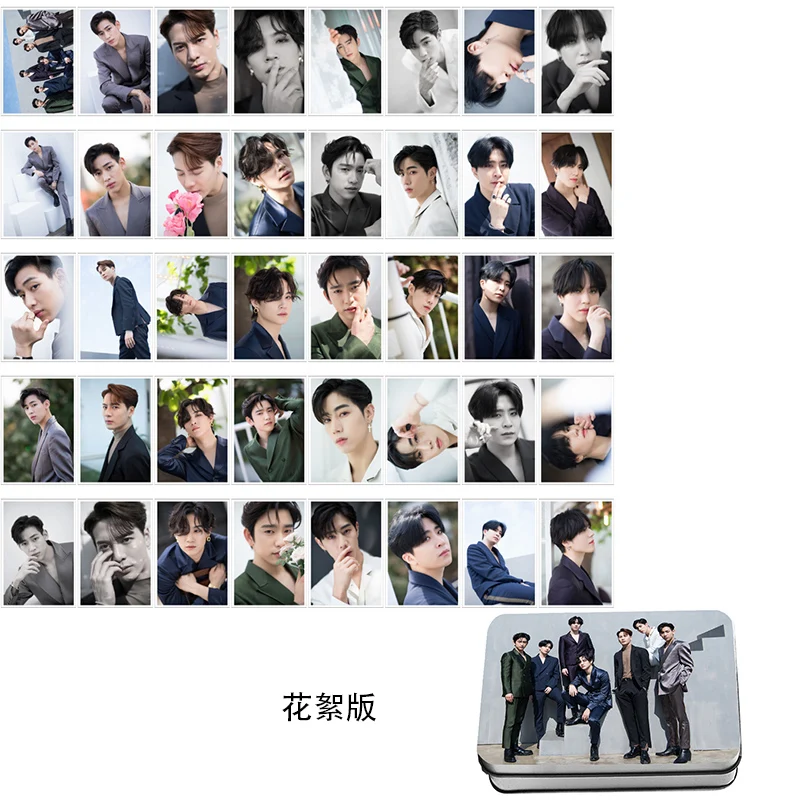 Kpop GOT7 10th Мини альбом Polaroid фото ЛОМО карта K-POP GOT7 вентиляторы коллекция подарков металлическая коробка 40 шт./кор. Прямая поставка - Цвет: 02