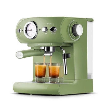 

Retro Coffee Machine Household Small Semi-automatic Italian All Freshly Brewed Pot Steam Milk Foam