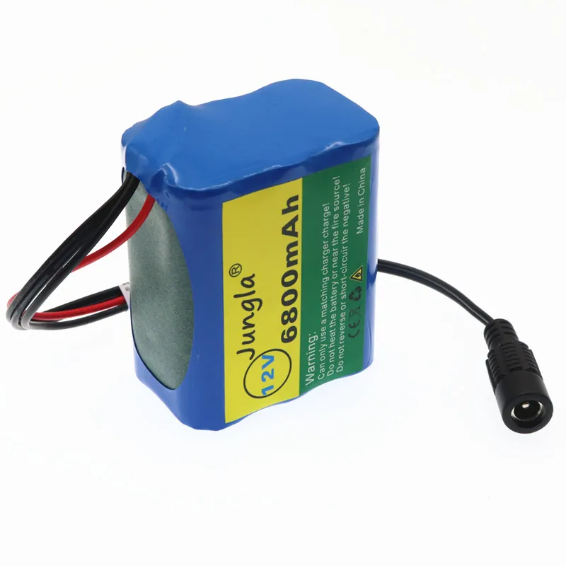 Новые оригинальные 12V 6,8 Ah 6800mAh 18650 аккумуляторные батареи 12V с литиевая батарея BMS пакет Защитная плата+ 12,6 V зарядное устройство