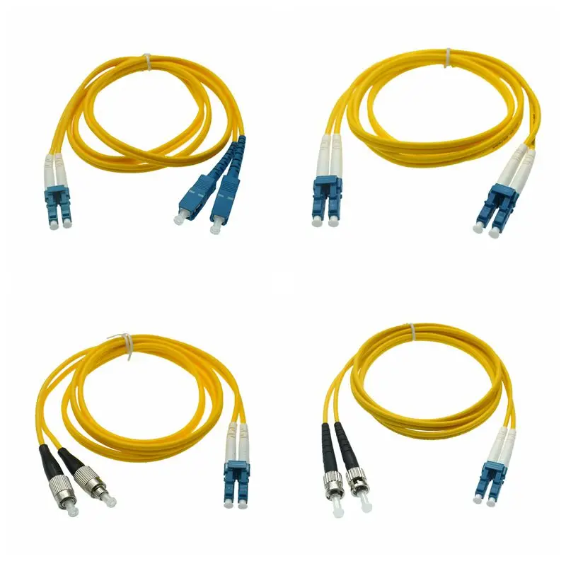 Single Mode Fibra Óptica Patch Cabo Cabo de Fibra Óptica Duplo sc lc st fc Upc Upc Simplex 3.0 mm 1m 2m 3m 5m 10m 50m - Imagem 3