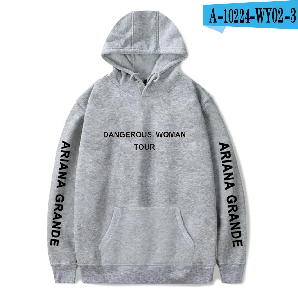 A10224-3 Kawaii одежда женские повседневные толстовки ariana grande свитер с длинным рукавом для мужчин и женщин пуловер Толстовка harajuku одежда - Цвет: A10224-3