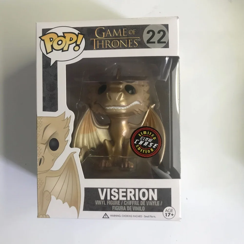 FUNKO POP Игра престолов RHAEGAL VISERION DROGON FigureToys коллекция моделей игрушек для детей