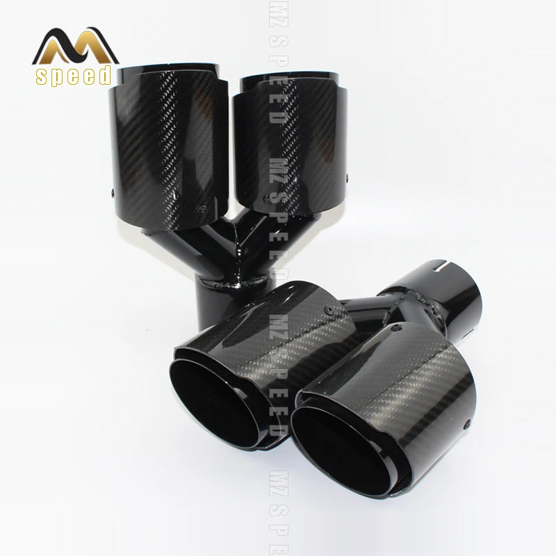 Автомобильные аксессуары 304 нержавеющая сталь Черное и яркое углеродное волокно