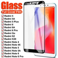 9D Volle Bildschirm Schutz Glas Auf Redmi Hinweis 4 4X 5 5A 6 Pro Glas Für Xiaomi Redmi 4X 5A 5 Plus 6 6A S2 Gehen K20 Gehärtetem Film