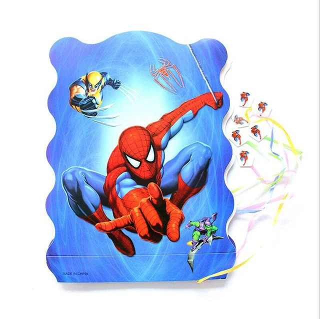 Супер герой на тему Человека-паука вечерние одноразовые посуда бумажная салфетка под тарелку кружку баннер коробка конфет соломенная скатерть День Рождения Декор - Цвет: Pinata 1pcs