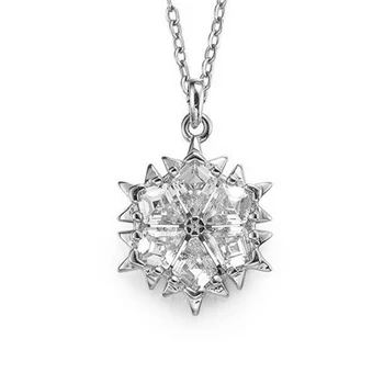 

S925 Sterling Silver Necklace Fashion New Classic Temperament Female Rock Sugar Sydney Clavicle Necklace