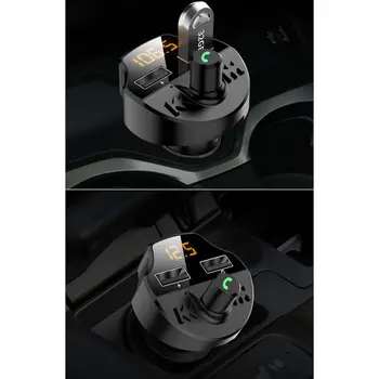 

Hot Black Car Kit MP3 Player Wireless Music Fm Transmitter Bluetooth Car Radio Transmissor USB Fast Charger