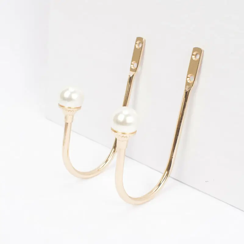 

1 Metal curtain hold backs - Strong arm style holdbacks drape ties Loop Holder