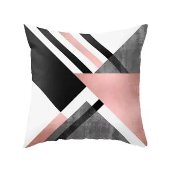 

Nordic Minimalist Peach Suede Pillowcase Lumbar Pillow Cushion Cover Pillowcase Lumbar Pillow Cover Hair Car Office