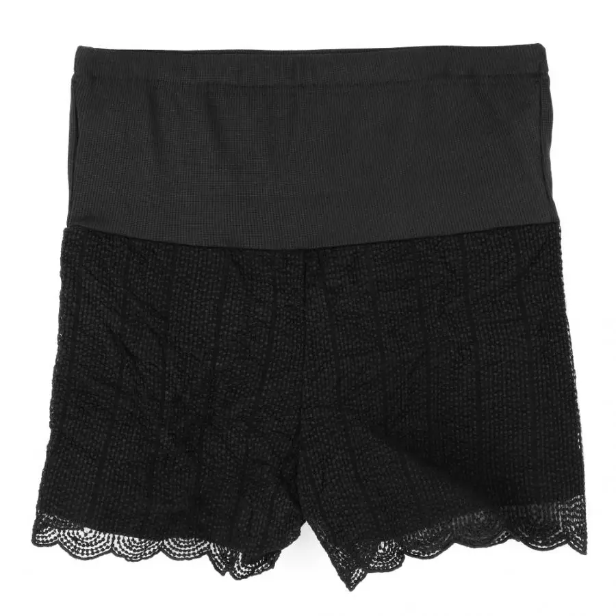XL black Женские шорты безопасности штаны с высокой талией, трусики для беременных, Корректирующее белье, шорты для мальчиков, нижнее белье для мам - Цвет: XL black