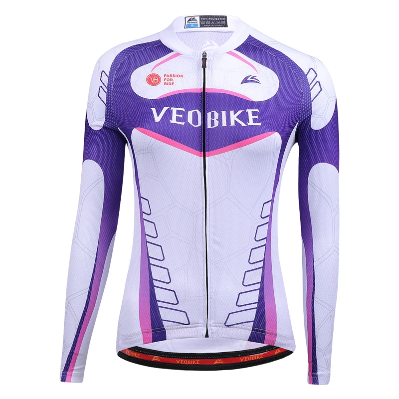 Женская велосипедная футболка с длинным рукавом летняя одежда женская для