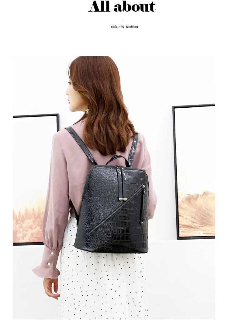 MIWIND женский рюкзак набор из 6 предметов сумки новые брендовые Роскошные Сумки из искусственной кожи большой емкости Bolsa Feminina