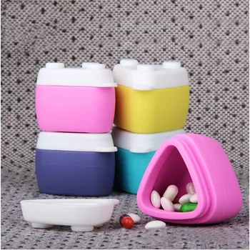

Portable Medicine Box Safety Eye Cream Bottle Silicone DIY Jewelry Boxes Face Lip Balm Cosmetic Facial Cream Storage PC880447