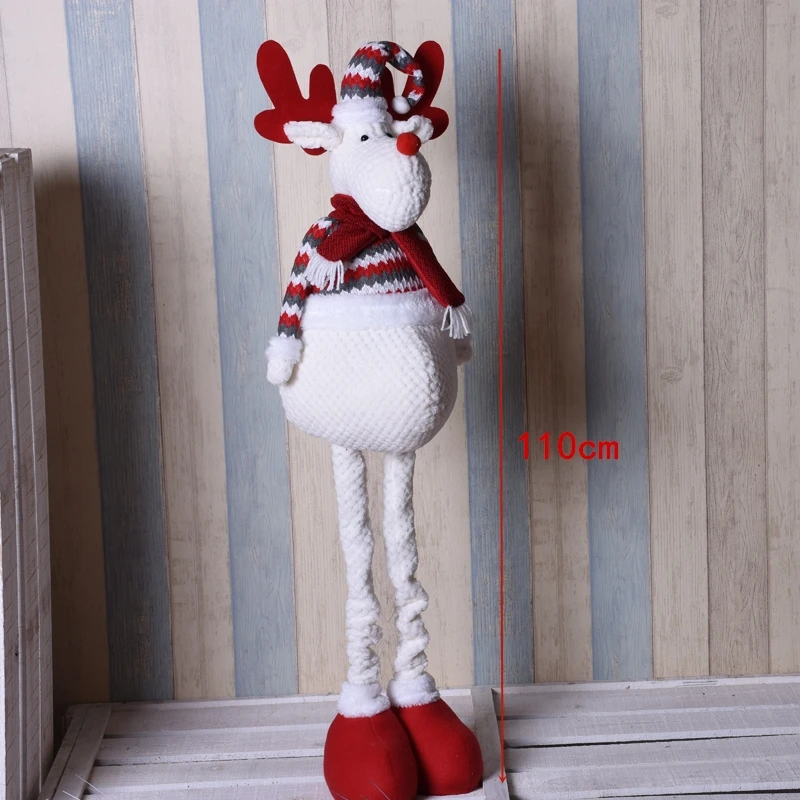 Navidad Санта Клаус Снеговик куклы Рождественская елка украшения Новогоднее Рождественское украшение рождественские фигурки Рождественский подарок для ребенка - Цвет: SDZS25103