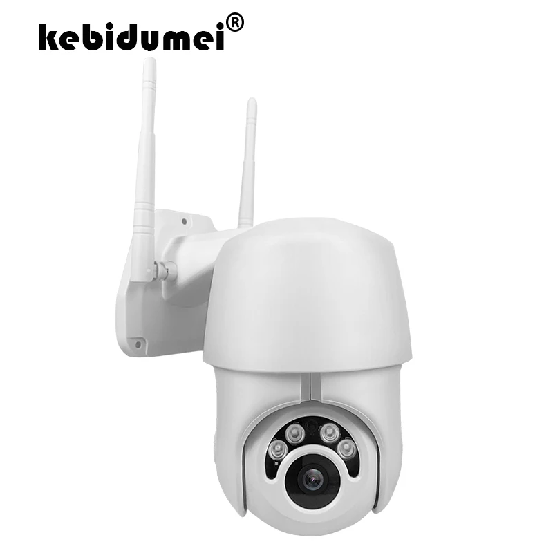 Kebidumei Горячая ip-камера безопасности HD 1080P WiFi Беспроводная Автоматическая отслеживающая PTZ скоростная купольная камера водонепроницаемый уличный для видеонаблюдения камера