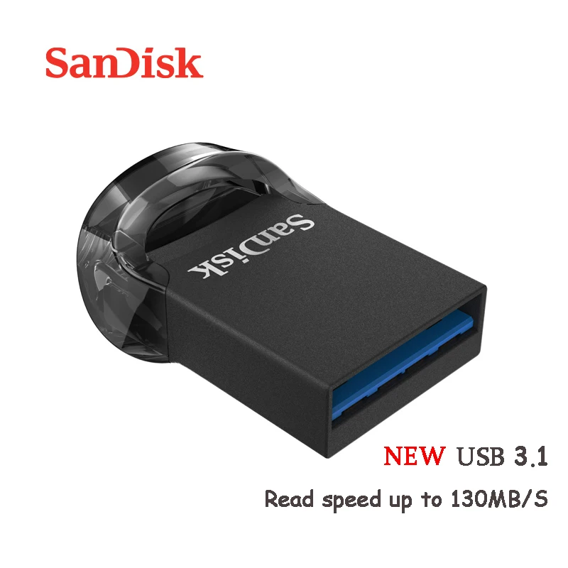 

Флеш-накопитель Sandisk CZ430, USB 3,1, 16 ГБ, 32 ГБ, 64 ГБ, 128 ГБ, 256 ГБ, 130 Мб