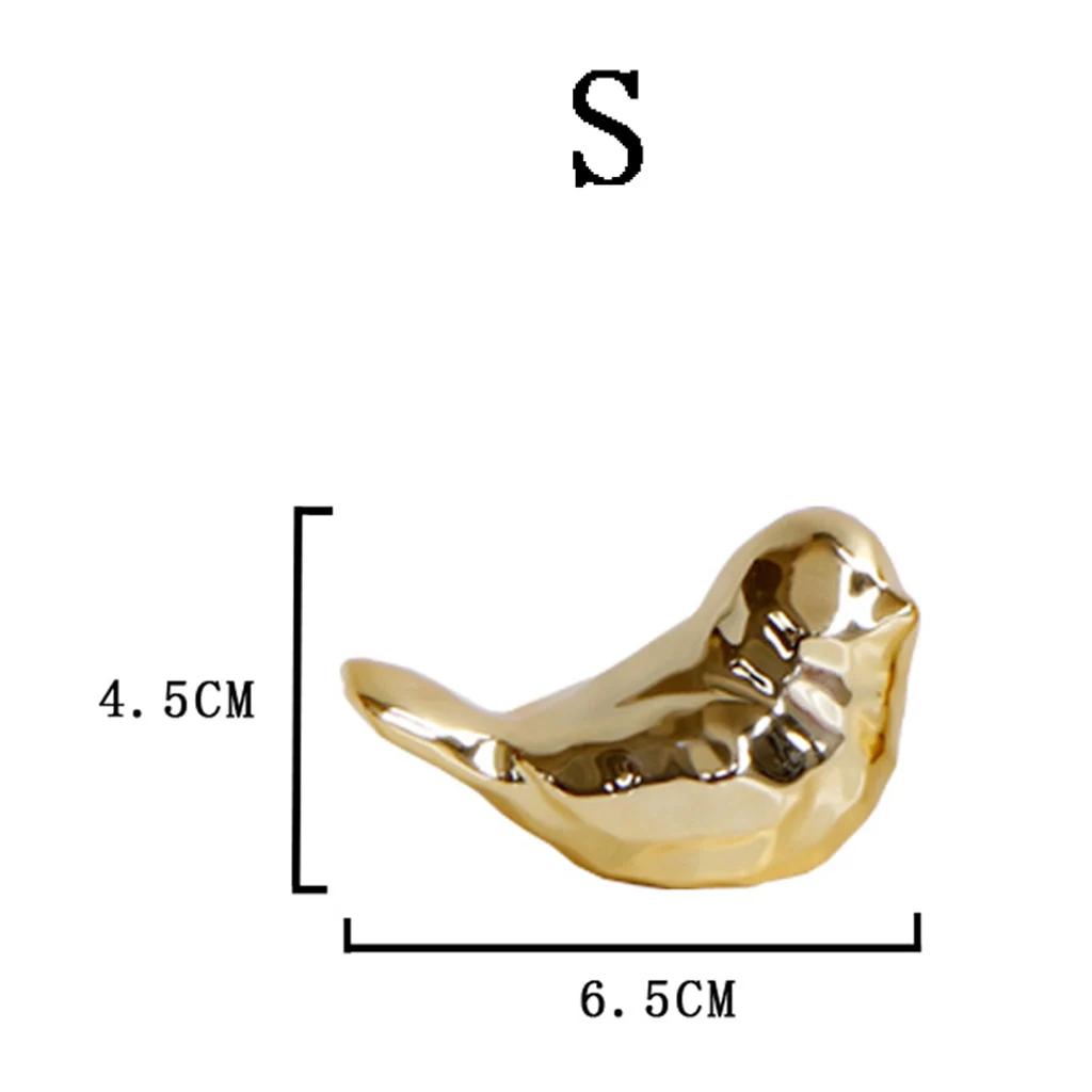 Small Ceramic Bird Decoration, Nordic Style Bird Desktop Decoration, Suitable for Living Room, Bedroom, Study, Cafe, Office