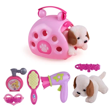

Basket Nontoxic Pet Hairpin Simulation Make Up Pretend Children Hair Dryer Cosmetic Toy Set Gifts Mini Play House Educational
