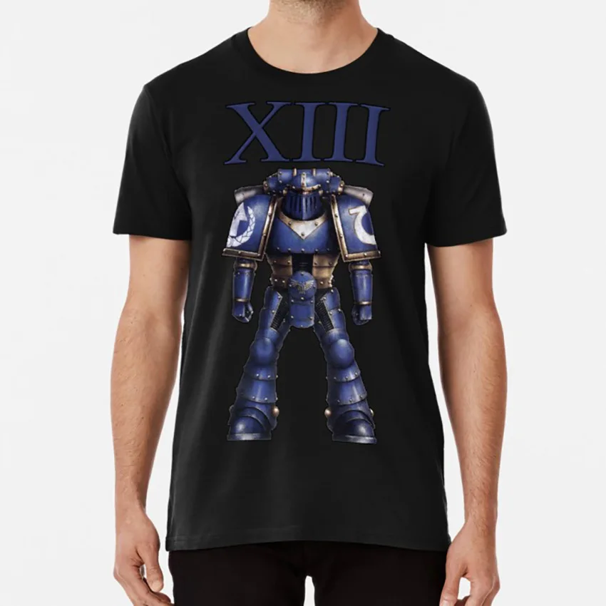 Ultramarines | Thirteenth Legion Pre-Heresy T shirt 40k 40000 roboute guilliman ultramarines Мужская одежда