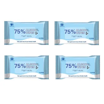 

40ML Disinfection Piece Baby Wet Wipes Alcohol Detergent Wipes 75% Alcohol Wipes Suitable For General Cleaning ap3