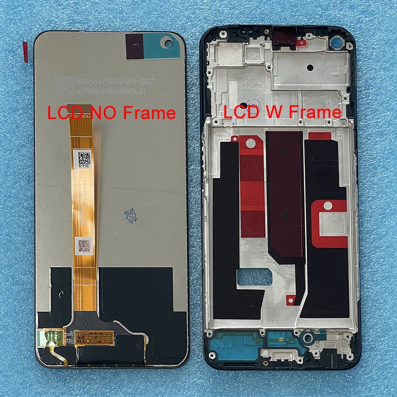Oppo a54 5g cph2195用のオリジナル6.5インチLCDタッチ
