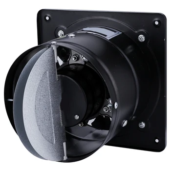 

50W 220V Exhaust Fan 7 Inch Exhaust Pipe Wall Mount Low Noise Family Bathroom Kitchen Vent Ventilation Extractor