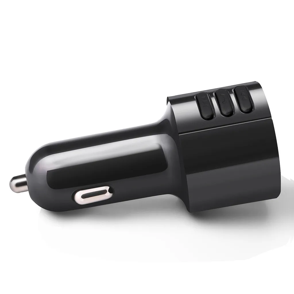 Bluetooth автомобильное USB зарядное устройство fm-передатчик беспроводной радио адаптер MP3-плеер 3.4A USB2.1A зарядное устройство, Bluetooth версия 3,0 20190703