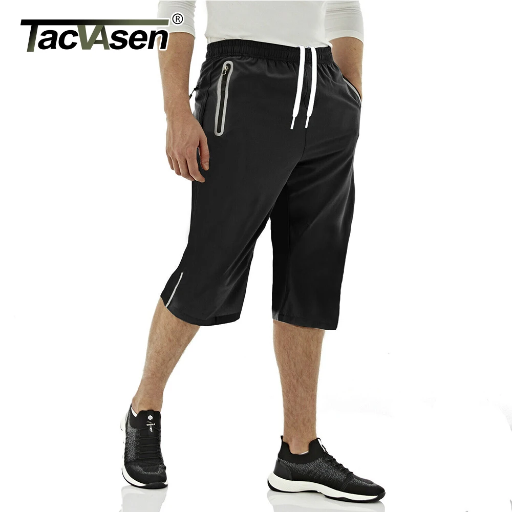 Tacvasen Summer 3/4 Capri Shorts Men's 