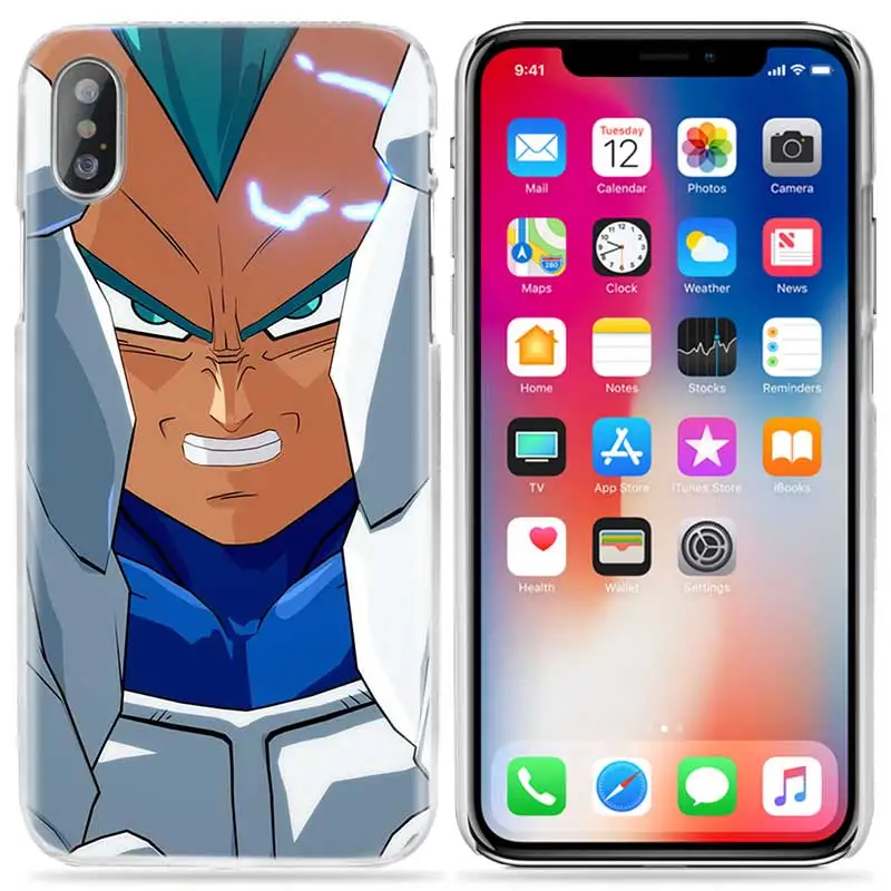 Vegeta Dragon Ball Z чехол для Apple iPhone 11 Pro XS Max XR X 10 7S 8 6 6S Plus+ 5 SE 5S 4S 4 5C Жесткий PC телефон Coque аниме